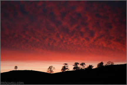Sunset over Glen Lednock 001